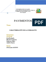 Informe de Pavimentos