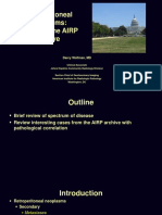 Retroperitoneal Neoplasms: Exploring The AIRP Archive: Darcy Wolfman, MD
