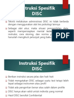 Instruksi Spesifik DISC