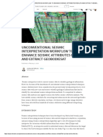 Unconventional Seismic Interpretation Workflow To Enhance Seismic Attributes Results and Extract Geobodiesat - Mohamed Shihata - Pulse - Linkedin