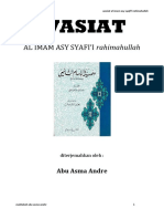 Wasiat Imam Asy Syafi'i PDF