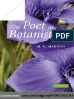 M. M. Mahood - The Poet as Botanist