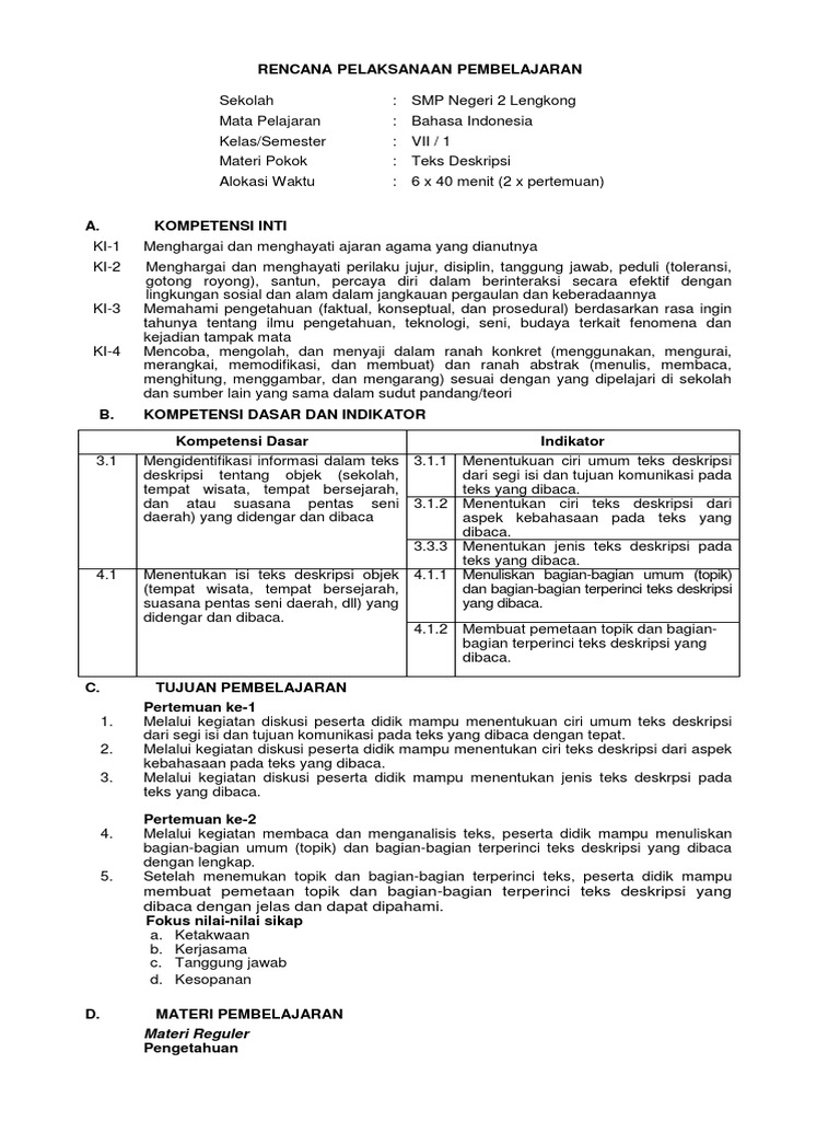 Contoh Teks Deskripsi Bahasa Jawa Tentang Tempat Wisata