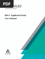 BSCC Applicant Portal User Manual