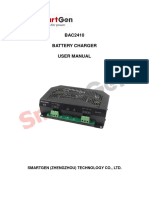 BAC2410 Battery Charger User Manual: Smartgen (Zhengzhou) Technology Co., LTD