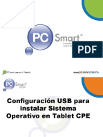 Configurar Usb para Instalar S. Operativo Tablet Cpe