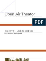 Open Air Theator: Insert The Title of Your Presentation Here