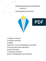 Cover Perangkat Pembelajaran Bahasa Indonesia Kelas Vii
