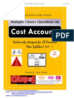 Cs Cost MCQ Part 11