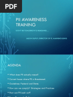 Pii Awareness Training: Don'T Be Tomorrow'S Headlines