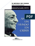 Krishnamurti, Jiddu - Ante un Mundo en Crisis.doc