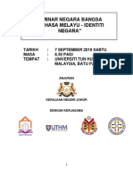 Seminar Negara Bangsa Bahasa Malaysia 14 Ogos