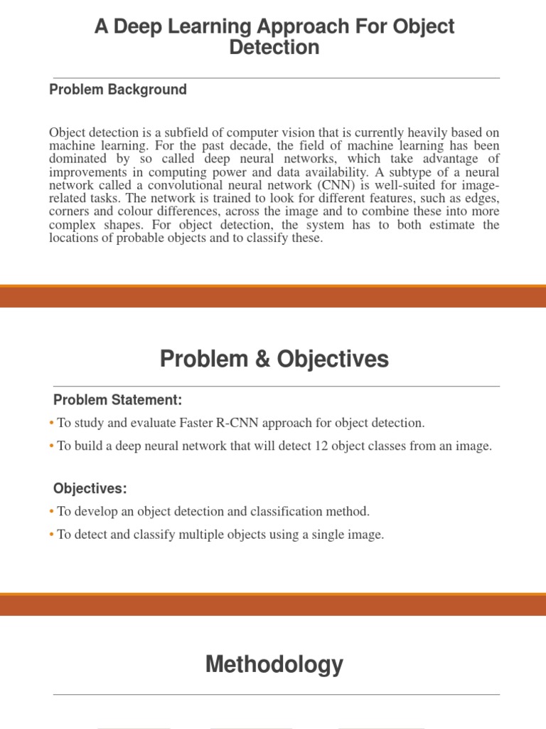 Final Presentation On Object Detection | PDF | Deep Learning ...