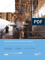 Slaughterhouse Inspection (Egypt) : Training Manual: Guidelines For The Planning and Organisation of Training Activities