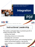 Integration: School Heads' Development Program - Foundational Course - Module 1