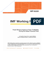 Fiscal Stimulus Impact On Firms' Profitability During The Global Financial Crisis