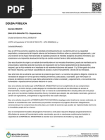 El Gobierno publicó en el Boletín Oficial el DNU de reperfilamiento de deuda