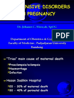 Hypertensive Disorders in Pregnancy: Dr. Johanes C. Mose, DR, Spog