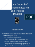 National Council of Educational Research and Training (Ncert)