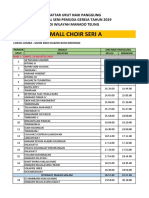 Daftar Urut Panggung Festival Seni Pemuda Gereja