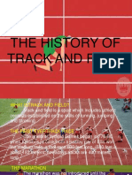 The History of Track and Field