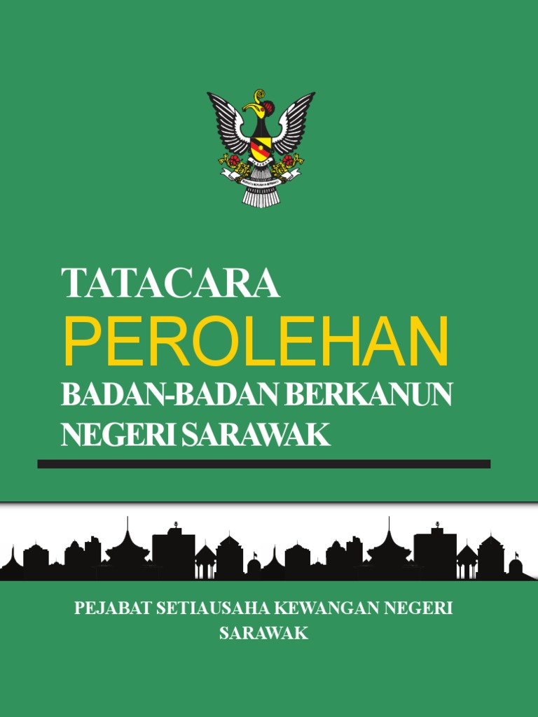 Buku Tatacara Perolehan Badan Badan Berkanun Negeri Sarawak