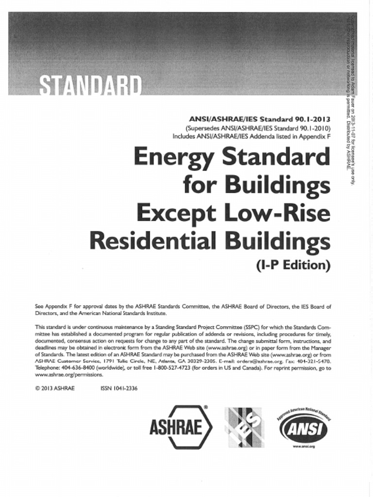 Ashrae 90.1-2013 PDF | PDF