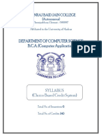 Department of Computer Science B.C.A. (Computer Application)