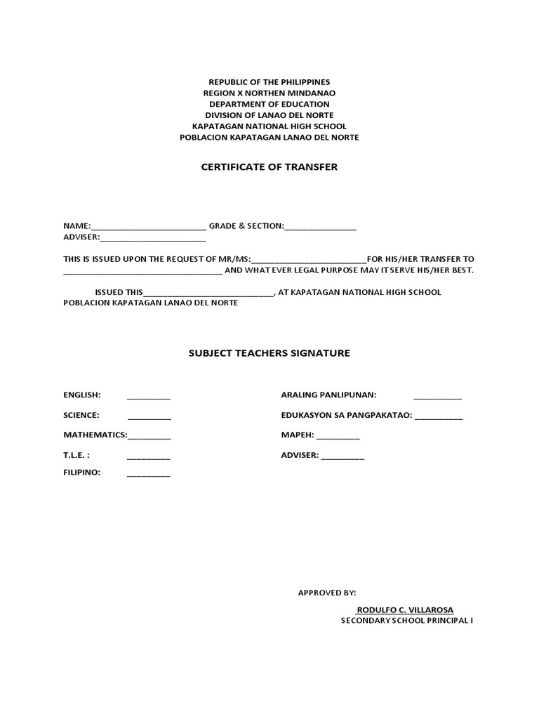 Transfer | PDF
