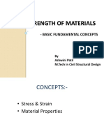 Strength of Materials: - Basic Fundamental Concepts