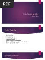 Web Design For b2b Business