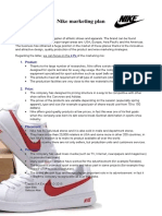Nike Marketing Plan PDF