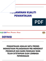 5 Penjaminan Kualiti - Pemantauan