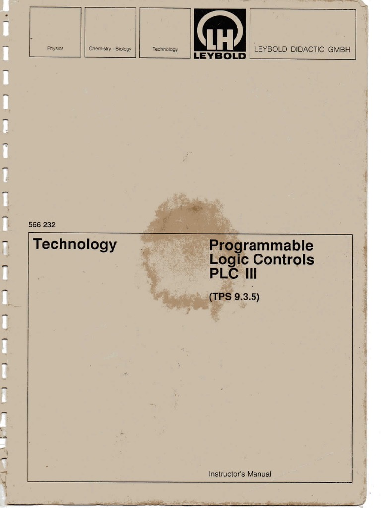 Programmable Logic Controls PLC 3 | PDF