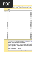 How To Use The Excel "Linest" Function For Linear Regression Models With Multiple Input Variables X