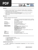 Resume - Akbar Hussain M