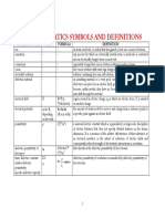 Electrostatics Symbols and Definitions: Parameter Name Symbol Formula