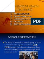 5 Components of Health-Related Fitness