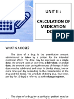 Calculation of Doses