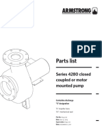 Part List Amstrong Pump