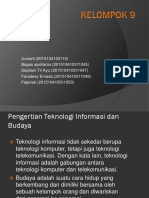 TEKNOLOGI INFORMASI DAN BUDAYA