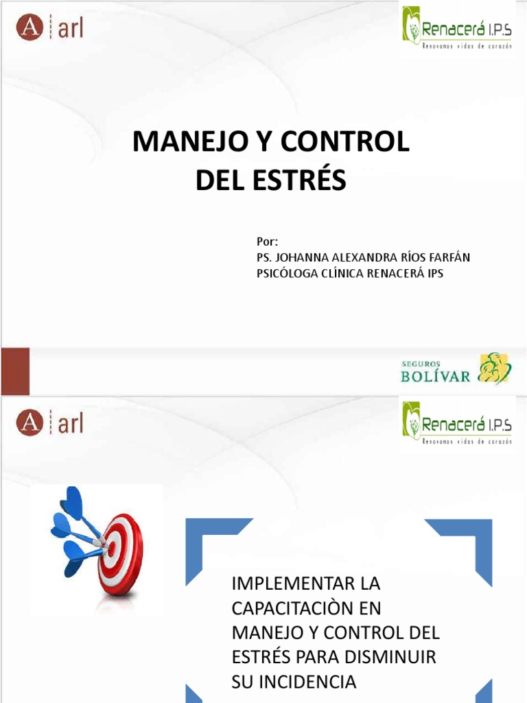 Capacitación en Manejo del Estrés Laboral | PDF | Estrés (biología ...