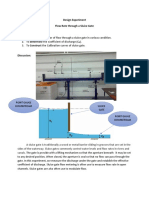 Design Experiment Flow Rate Through A Sluice Gate Objective(s)