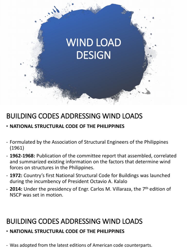 Wind Load Design Section 207B Part 1 | PDF | Wound | Civil Engineering