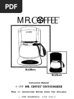 Mr. Ccbffee@: 4-Cup Mr.C@Ffee"Coffeemaker