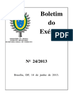 Atos administrativos do Exército Brasileiro no 24/2013