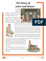  the Story of Romulus and Remus Differentiated Differentiated Reading Comprehension Activity Ver 3