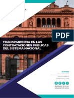 Transparencia en Las Contrataciones Publicas Nacional