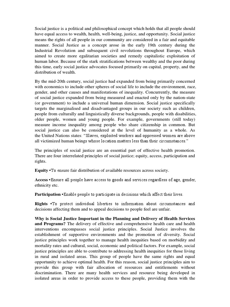 Snhus Social Justice Principles A Future Forward Approach - l7h6ch1