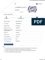 Third Party Funds Transfer: To Other Bank (NEFT)